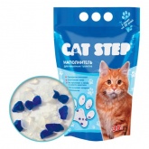 Наполнитель Cat Step силикагель для кошек туалета 3,8 л