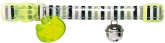 Hunter Smart ошейник д/к Glossy Stripes лайм