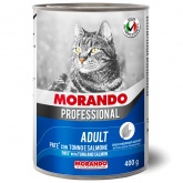 Morando Professional для кошек консервы паштет тунец лосось 400г