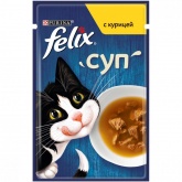 Felix суп для кошек курица мягкая упаковка 48 г