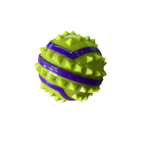 Игрушка резиновая для собак Леду Тойс/Ledu Toys мяч с шипами