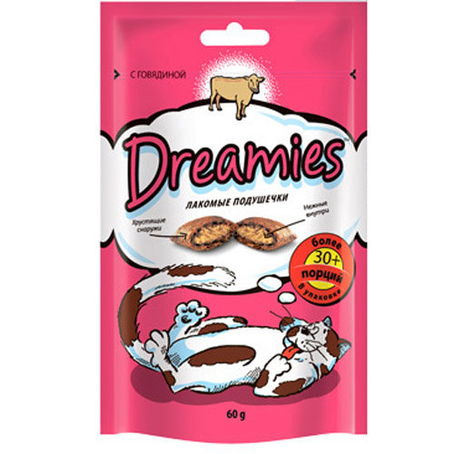 Лакомство Dreamies с говядиной 60г