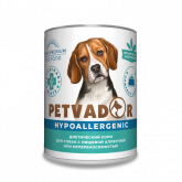 PETVADOR Veterinary Diets Hypoallergenic влажный корм для собак, 340 г