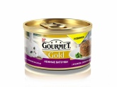 Gourmet Gold для кошек нежные биточки ягнёнок 85г