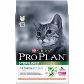 Purina Pro Plan сухой корм для стерилизованных кошек и кастрированных котов с лососем, 3 кг
