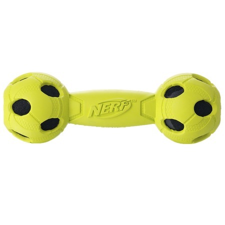 Игрушка для собак Nerf Гантель с отверстиями 17,5 см