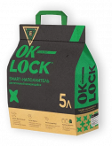 Наполнитель Ok-Lock растительный комкующийся 5 л