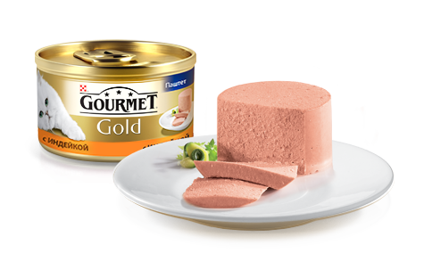 Gourmet Gold для кошек паштет индейка 85г (1*24)
