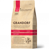 Grandorf Indoor сухой корм для домашних кошек с ягнёнком и индейкой, 400 г