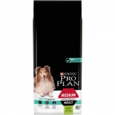 Purina Pro Plan сухой корм для взрослых собак средних пород с чувствительным пищеварением с ягнёнком, 14 кг