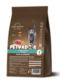 PETVADOR Sterilised сухой корм для стерилизованных кошек с индейкой, 400 г