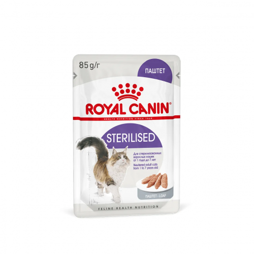 Royal Canin Sterilised для кошек пауч паштет 0,085 кг