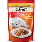 Gourmet Mon Petit для кошек курица мягкая упаковка 50г