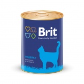 Brit Premium консервы для кошек индейка 340г