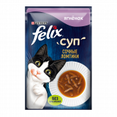 Felix суп для кошек Сочные ломтики ягнёнок 48г