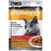 ProBalance влажный корм для кошек для укрепления иммунитета с говядиной, 85 г