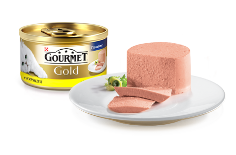 Gourmet Gold для кошек паштет курица 85г (1*24)