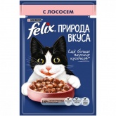 Felix «Природа вкуса» влажный корм для кошек с лососем, 85 г