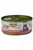Мнямс влажный корм для кошек с курицей и лососем в желе, 70 г