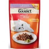Gourmet Mon Petit для кошек ягнёнок мягкая упаковка 50г