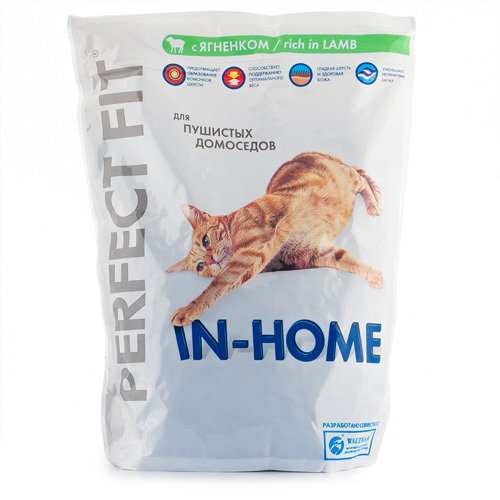 Perfect Fit (Перфект Фит) для кошек Indoor ягнёнок 650 г