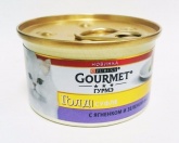 Gourmet Gold суфле для кошек ягнёнок фасоль 85г