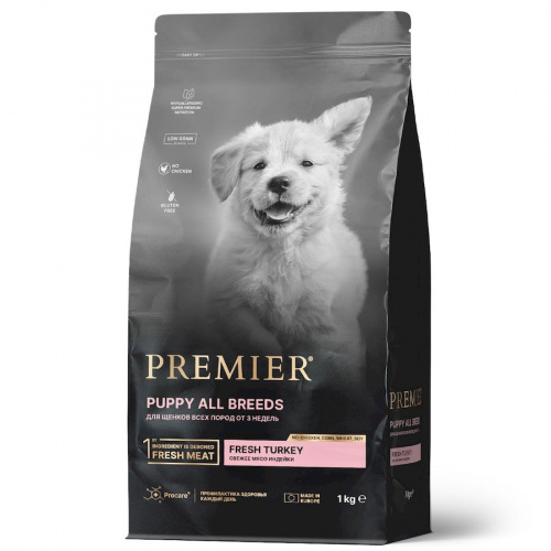 Сухой корм PREMIER (Премьер) для щенков Паппи Индейка 1 кг