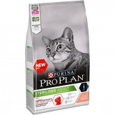 Purina Pro Plan сухой корм для стерилизованных кошек и кастрированных котов для поддержания органов чувств с лососем, 1,5 кг