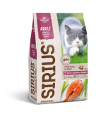 Sirius сухой корм для кошек с лососем и рисом, 400 г