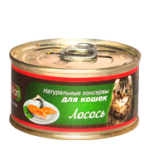 Porcelan для кошек лосось 135г