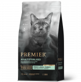 PREMIER (Премьер) для кошек стерилизованных ягнёнок индейка 400г
