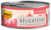 Мнямс консервы для кошек тунец с курицей в нежном желе 70г