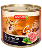 Porcelan 95% для кошек ягнёнок 525г