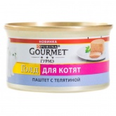 Gourmet Gold для котят паштет телятина 85г (1*24)