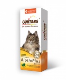 Unitabs паста BiotinPlus c Q для кошек 120мл