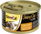 Gimpet Shiny Cat влажный корм для кошек с тунцом и цыплёнком, 70 г