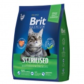 Brit (Брит) Premium для кошек стерилизованных курица 400г