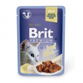 Brit Premium для кошек пауч 85г говядина в желе