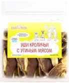 DOG FEST уши кроличьи с утиным мясом 1шт