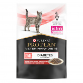 Purina Pro Plan Veterinary Diets DM для кошек пауч диета при диабете говядина 85г