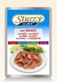 Stuzzy Cat для кошек пауч с говядиной 100г