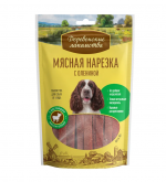 Деревенские лакомства Мясная нарезка с олениной для собак 90г
