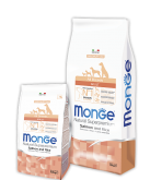 Сухой корм Monge Dog Monoprotein для собак всех пород лосось с рисом 2,5 кг