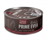 Prime Ever для кошек тунец с говядиной в желе 80г