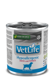 Farmina Vet Life Dog Hypoallergenic влажный корм для собак гипоаллергенный с уткой и картофелем, 300 г
