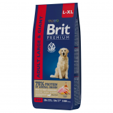 Brit Premium сухой корм для собак крупных пород, 15 кг