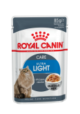 Royal Canin Ultra Light влажный корм для кошек для контроля веса в желе, 85 г