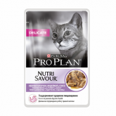 Pro Plan влажный корм для кошек с чувствительным пищеварением с индейкой, 85 г