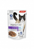 Perfect Fit влажный корм для кошек для поддержания здоровья почек с лососем, 75 г