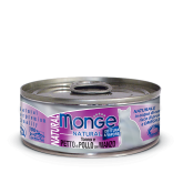 Monge Cat Natural консервы тунец с курицей и говядиной 80г